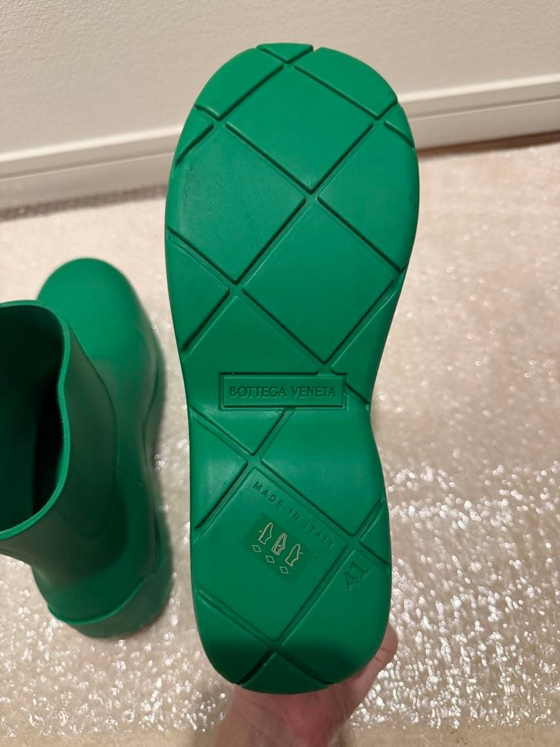 BOTTEGA VENETA パドルブーツ 41 グリーン