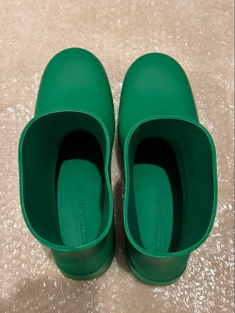 BOTTEGA VENETA パドルブーツ 41 グリーン