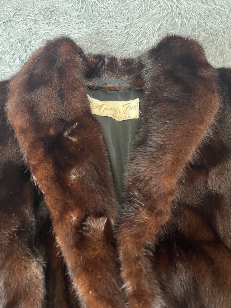 超豪華　デミバフミンク　マジェスティックミンク　ファーコート　L相当