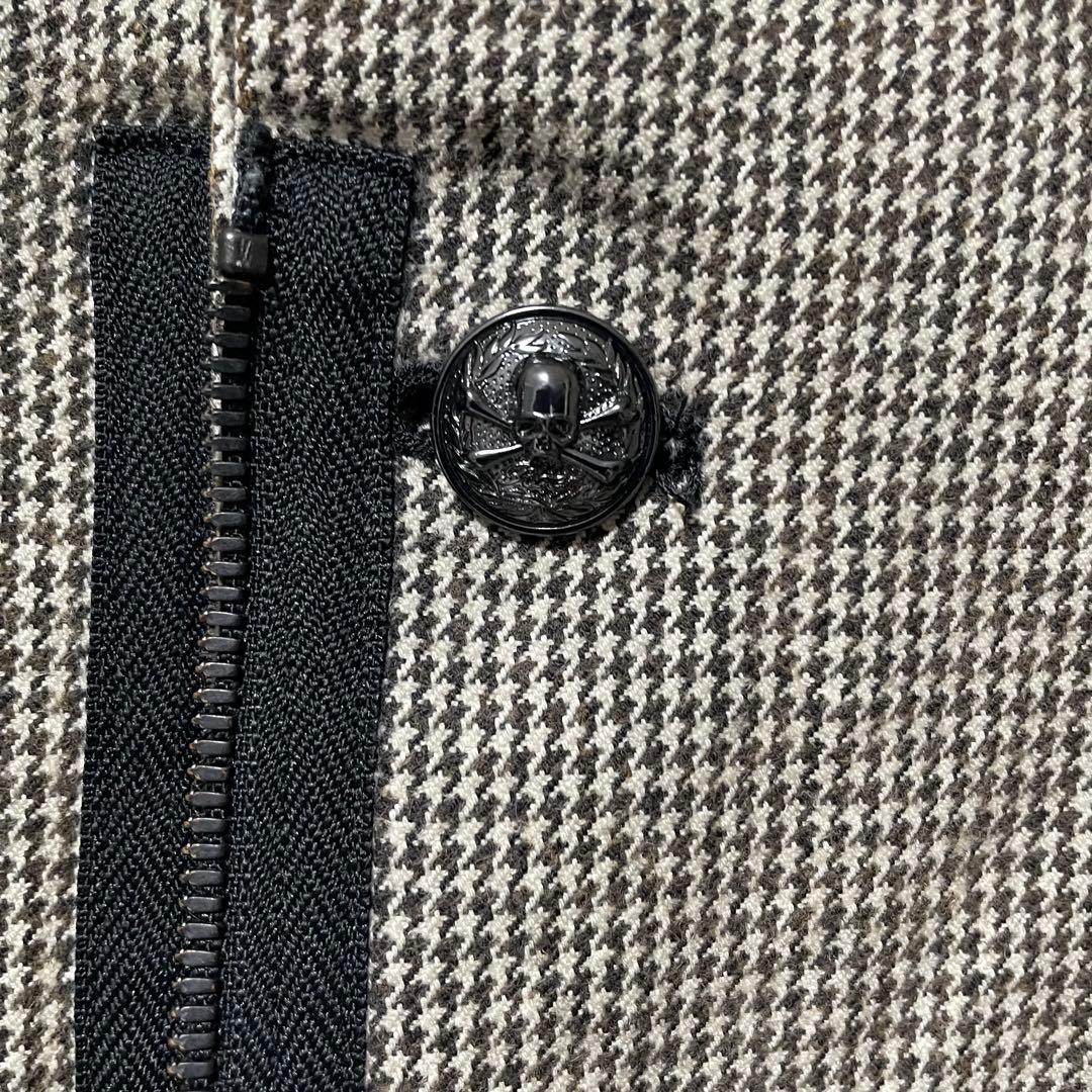 【極希少】ロエン 再構築テーラードジャケット ワッペン ドクロ タグ付き 46