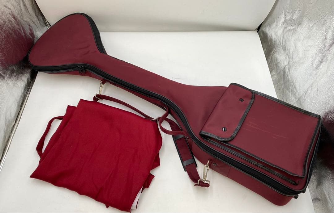 藤本流 民謡三味線 ケース付き 付属品多数