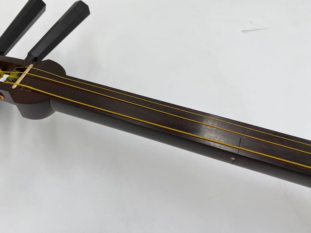 藤本流 民謡三味線 ケース付き 付属品多数