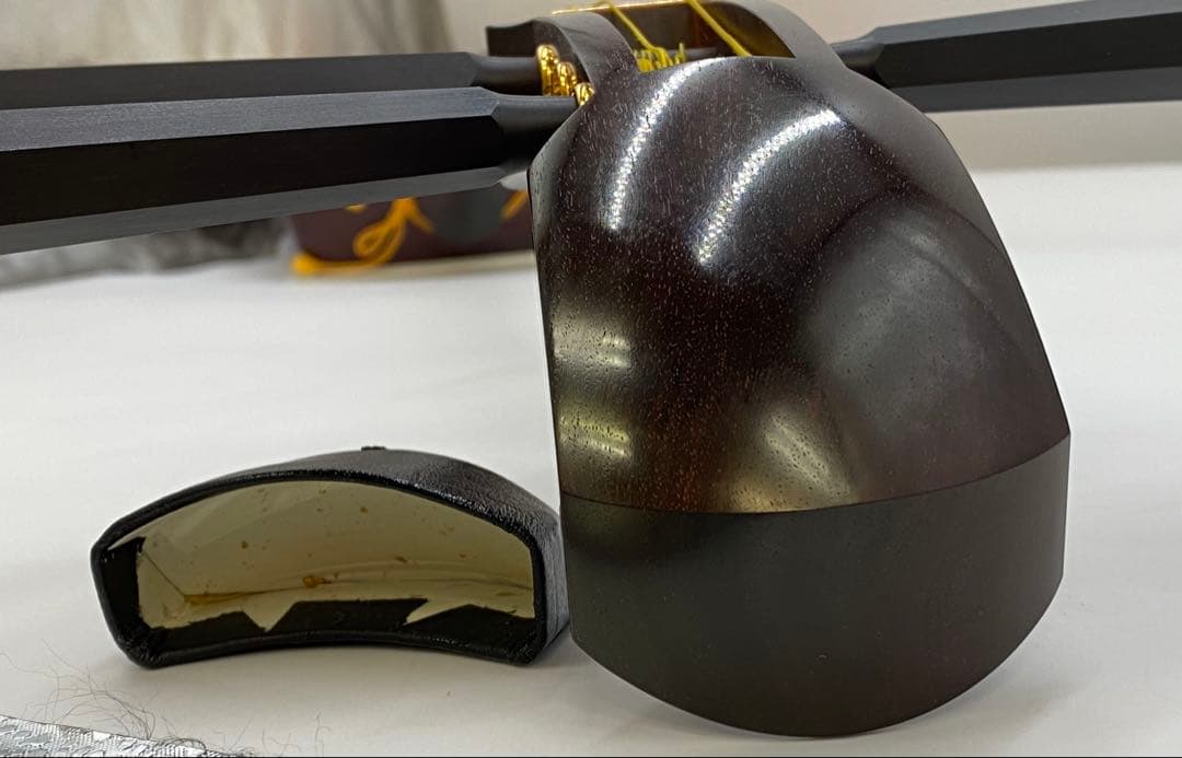 藤本流 民謡三味線 ケース付き 付属品多数