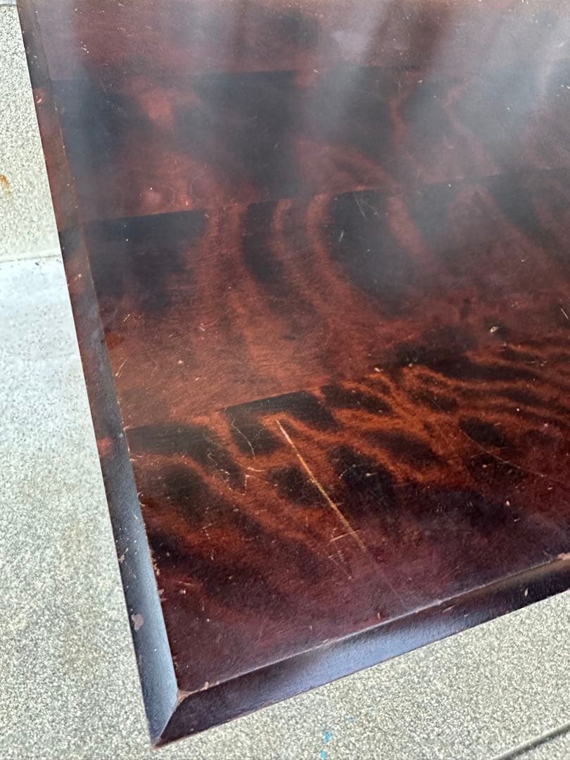 北海道民芸家具 樺材 HM420 文机 デスク ローテーブル 管理No.iso