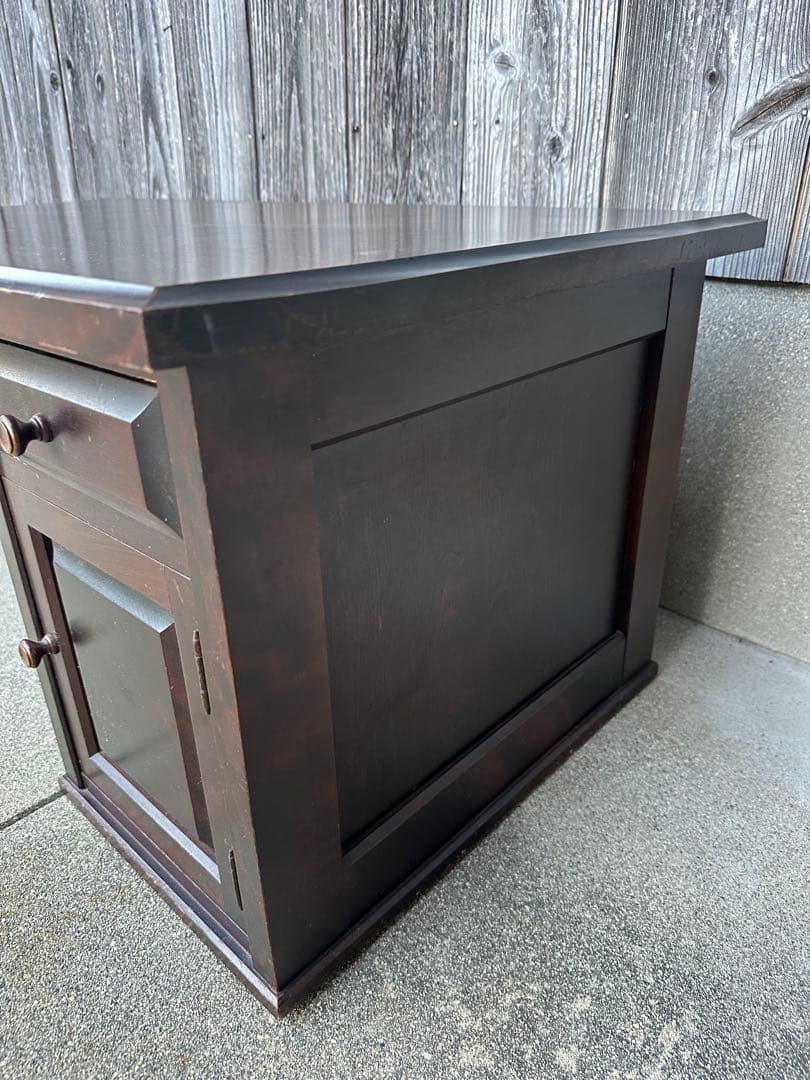 北海道民芸家具 樺材 HM420 文机 デスク ローテーブル 管理No.iso