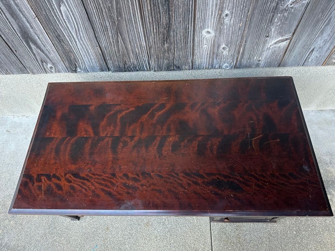 北海道民芸家具 樺材 HM420 文机 デスク ローテーブル 管理No.iso