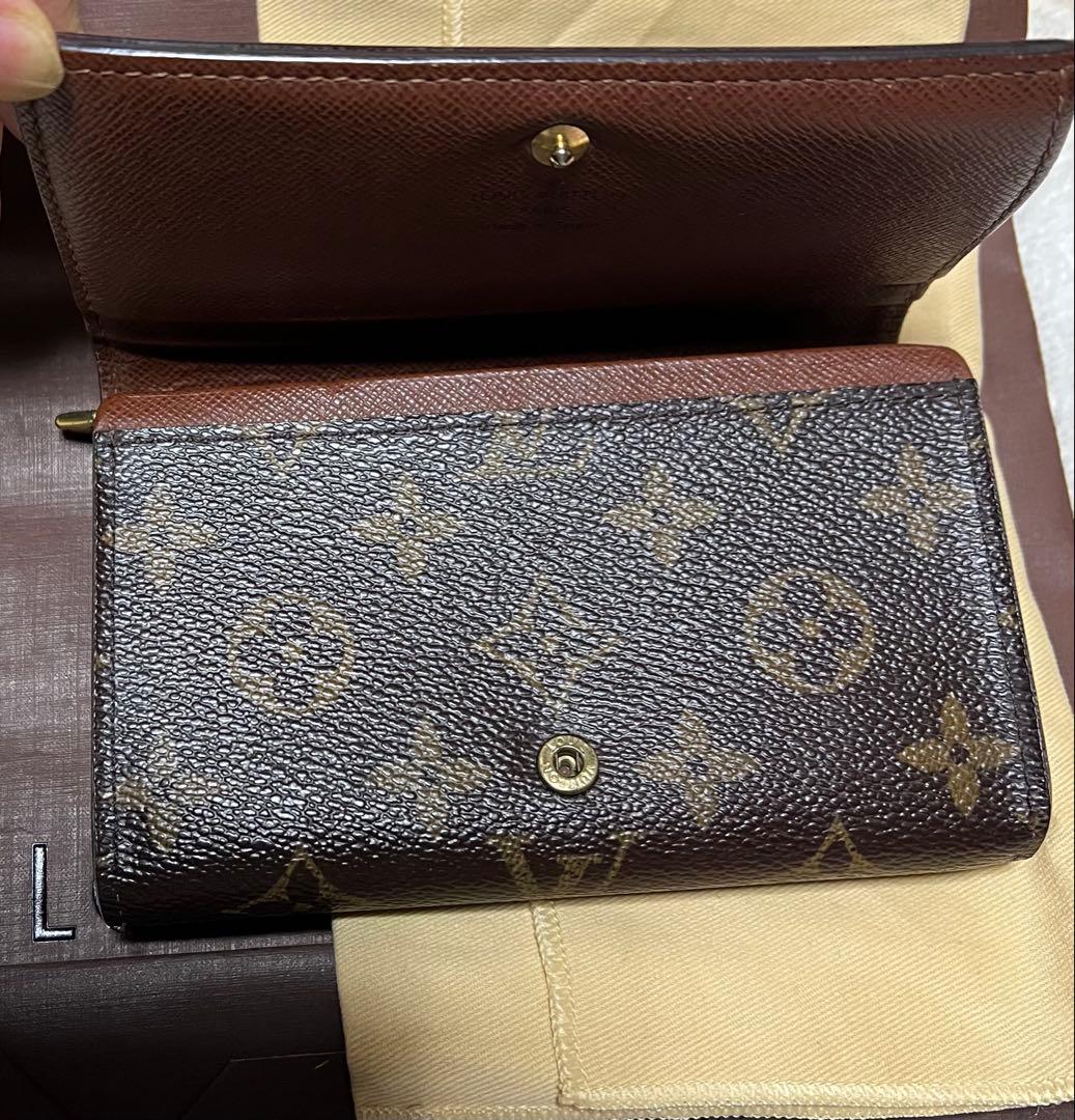 【週末限定sale】ルイヴィトンポルトモネトレゾ−ル二つ折財布　美品