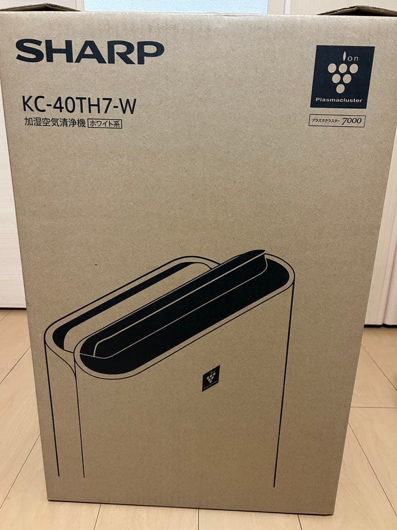 新品・未使用・未開封　SHARP 加湿空気清浄機 白