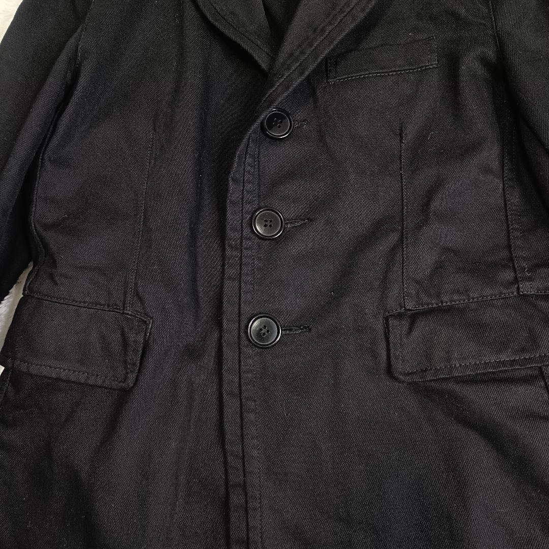 BLACK COMME des GARCONS ロング テーラードジャケット 黒