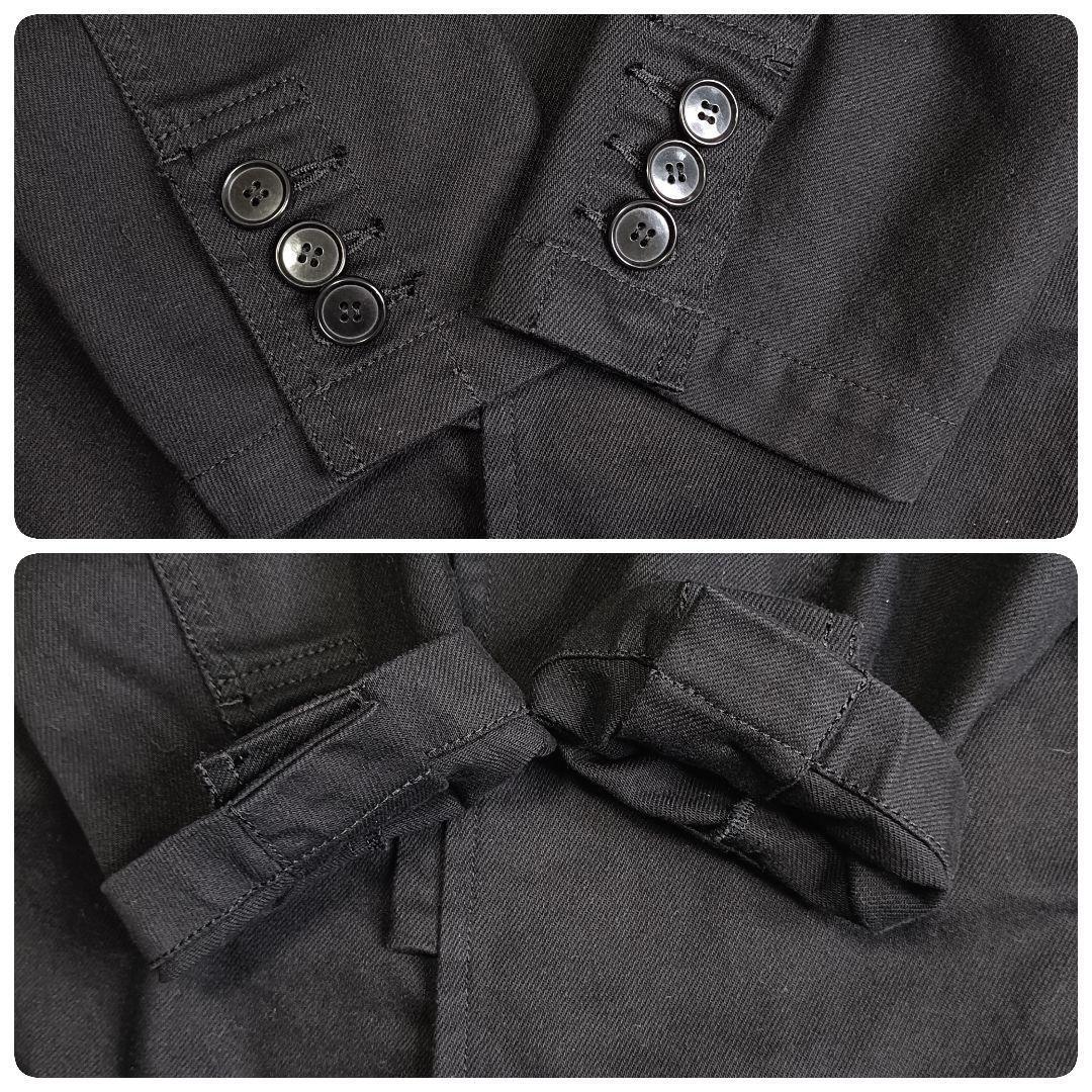 BLACK COMME des GARCONS ロング テーラードジャケット 黒