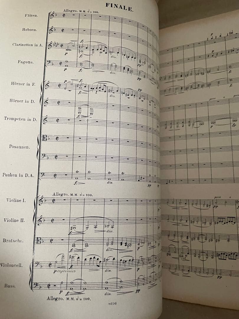 ベーム蔵書:ドヴォルザーク交響曲第７番〜ジムロック版