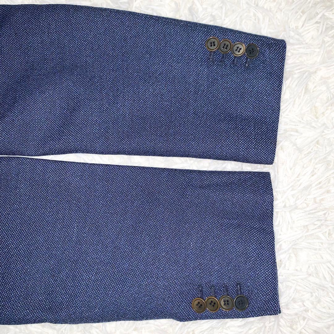 美品 ブリッラペルイルグスト ジャケット 四者混 ウール モヘヤ 絹 カシミヤ