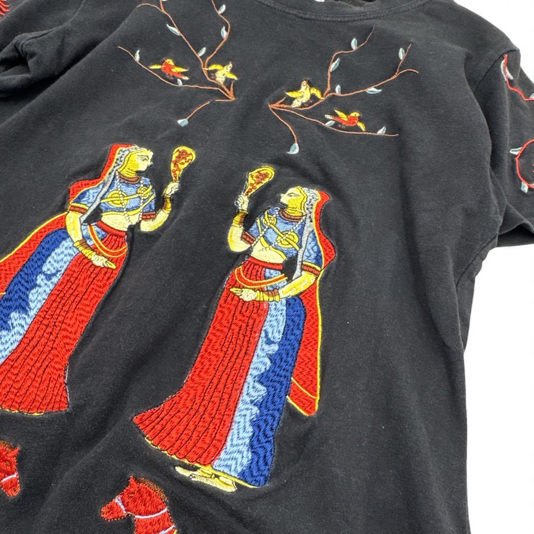 Dior ディオール ガリアーノ期 刺繍Tシャツ 2002人物動物