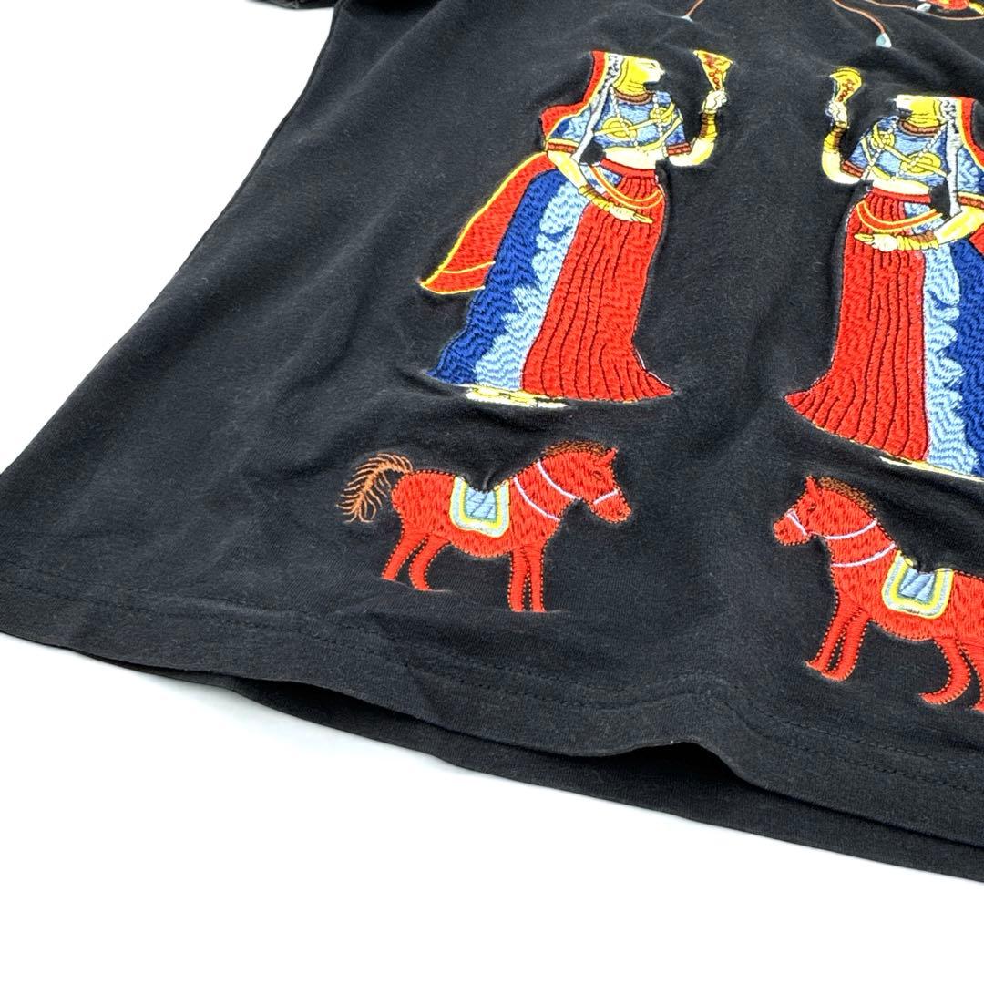 Dior ディオール ガリアーノ期 刺繍Tシャツ 2002人物動物