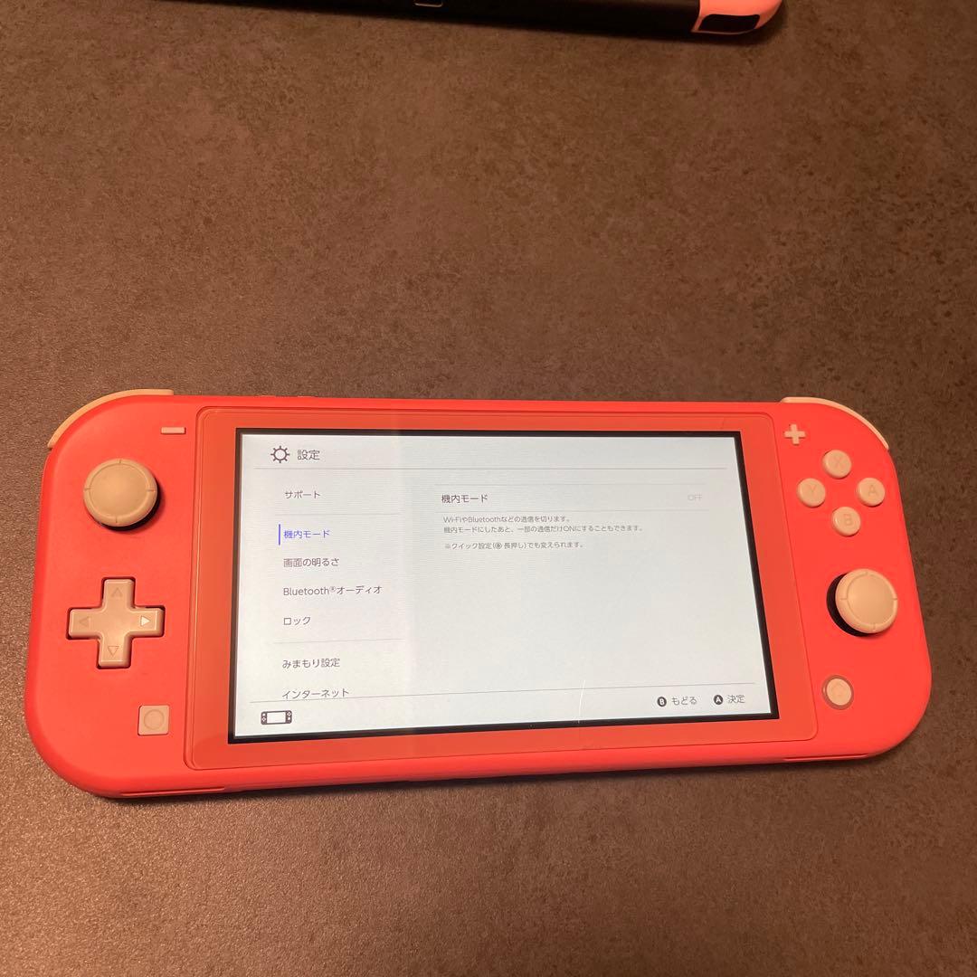 値下げ中【美品】Nintendo Switch LiteピンクACアダプター付き