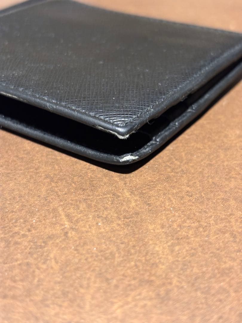 PRADA(プラダ) サフィアーノ マネークリップ 黒