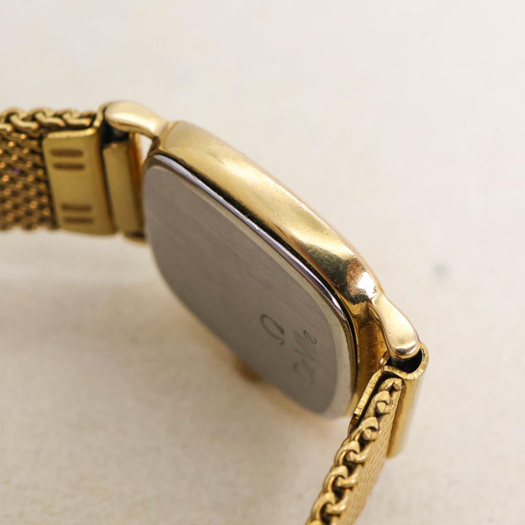 稼働 OMEGA 腕時計 スクエア レディース ヴィンテージ ゴールド 2769