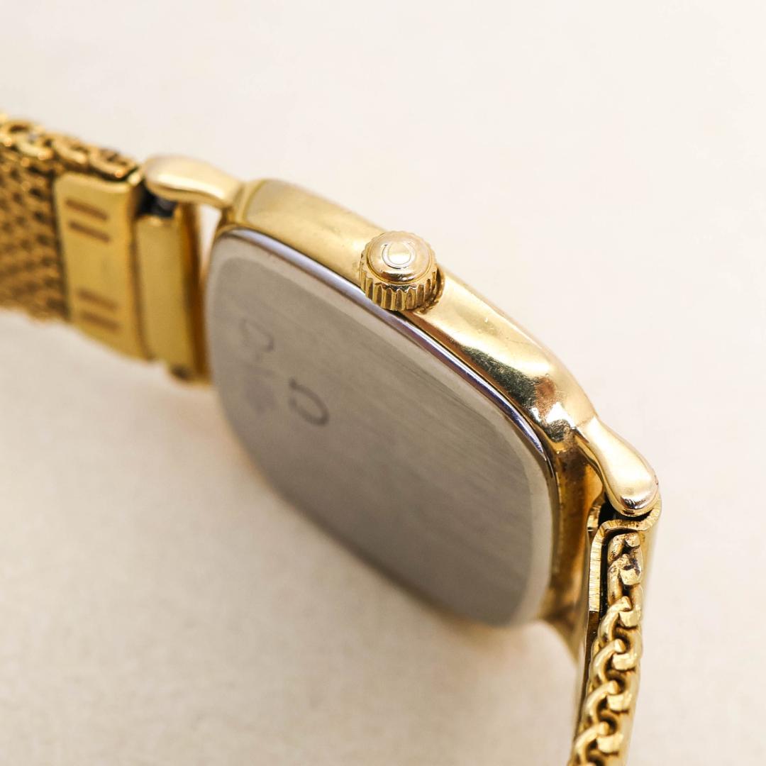 稼働 OMEGA 腕時計 スクエア レディース ヴィンテージ ゴールド 2769