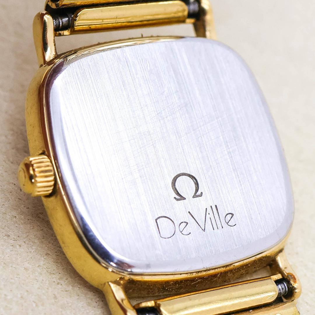 稼働 OMEGA 腕時計 スクエア レディース ヴィンテージ ゴールド 2769