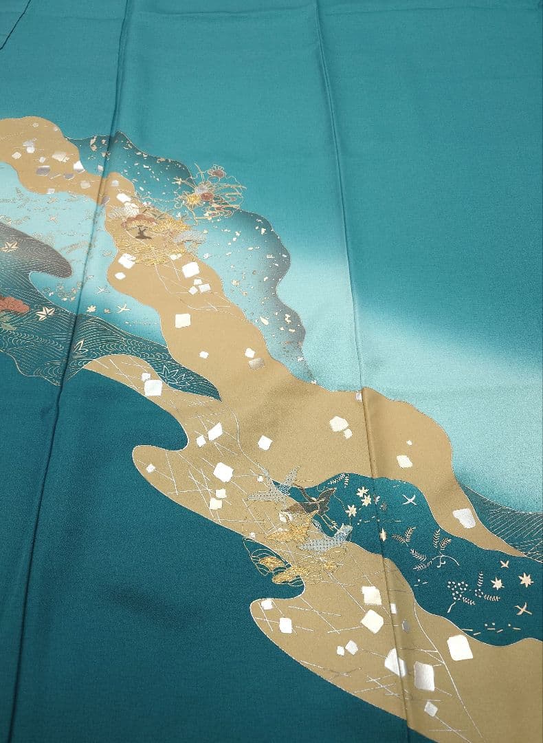 FN12113t 早い者勝ち！着物 正絹 付け下げ 訪問着 157〜167cm