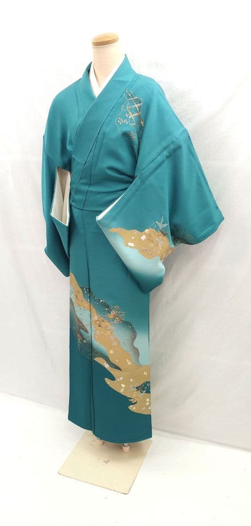 FN12113t 早い者勝ち！着物 正絹 付け下げ 訪問着 157〜167cm