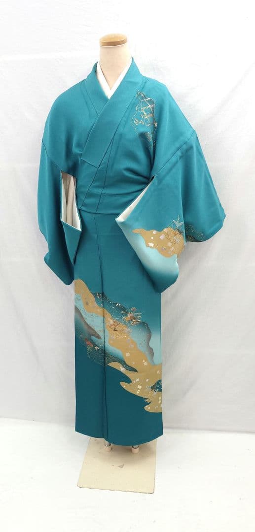 FN12113t 早い者勝ち！着物 正絹 付け下げ 訪問着 157〜167cm