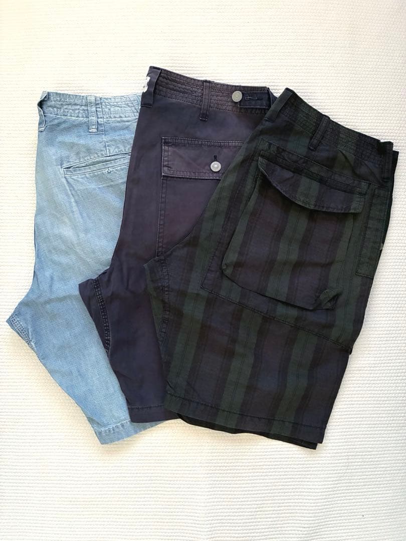 SASSAFRAS ササフラス ショーツ3点セット ①