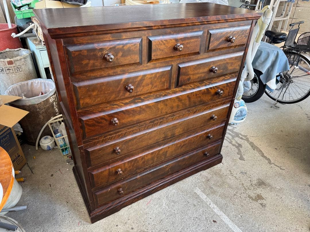 北海道民芸家具　整理タンス　ローチェスト