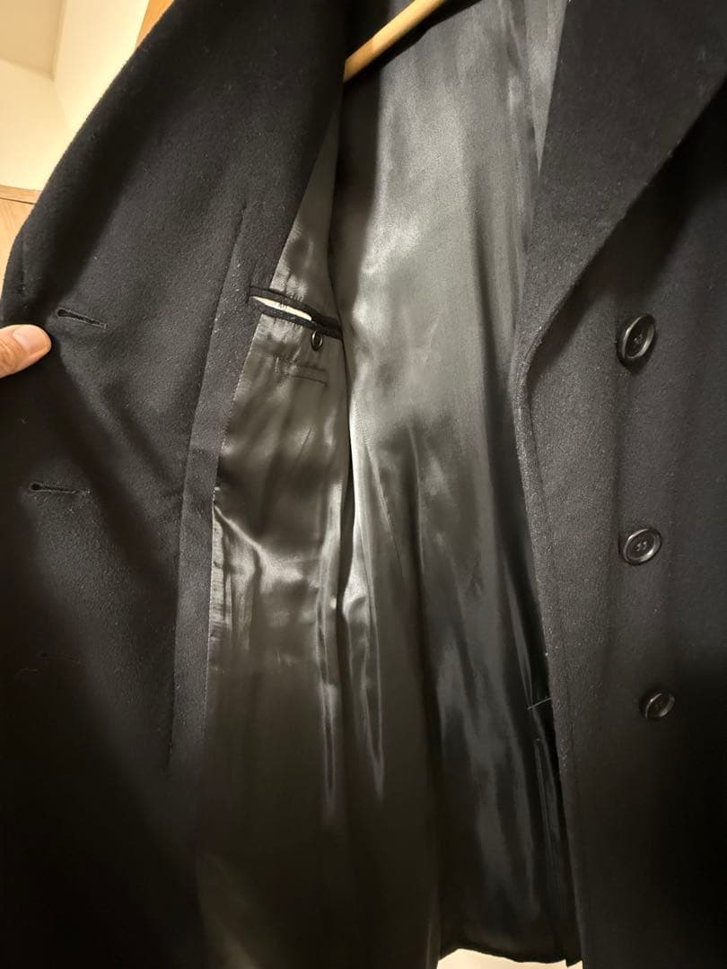 Helmut lang／ヘルムートラング／ブラック チェスターコート サイズ40