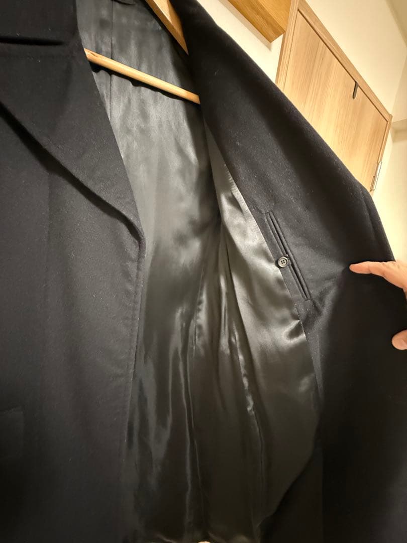 Helmut lang／ヘルムートラング／ブラック チェスターコート サイズ40