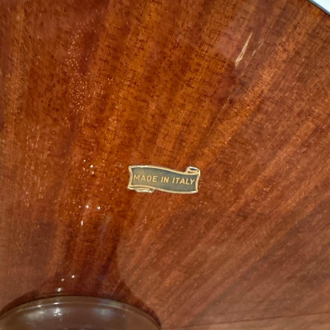 アンティーク風 木製テーブル　3本足