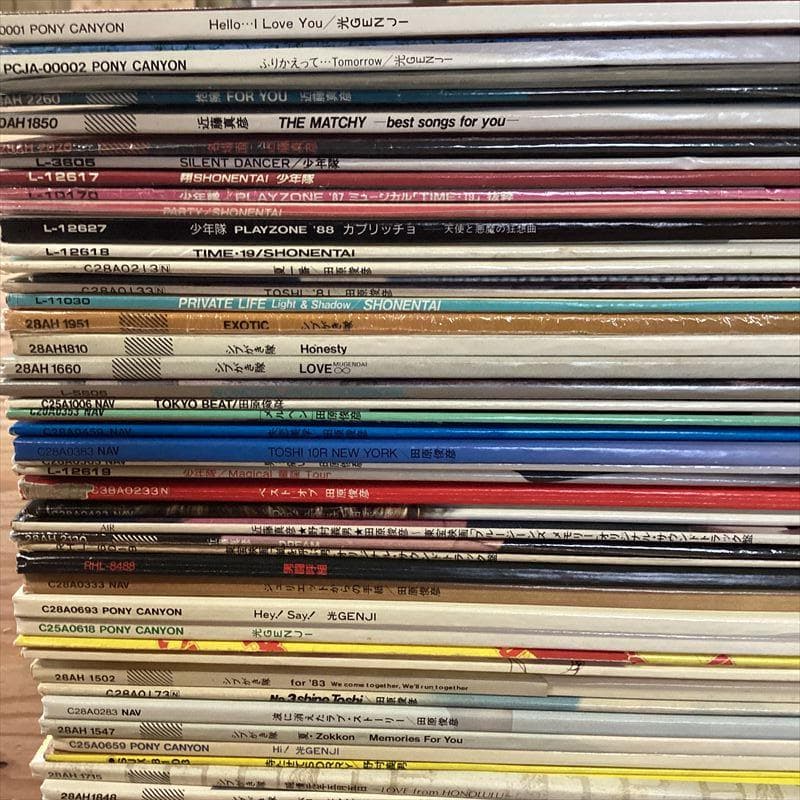 80年代　男性アイドル 【67枚】 TF0423-12　レコード　昭和ポップス