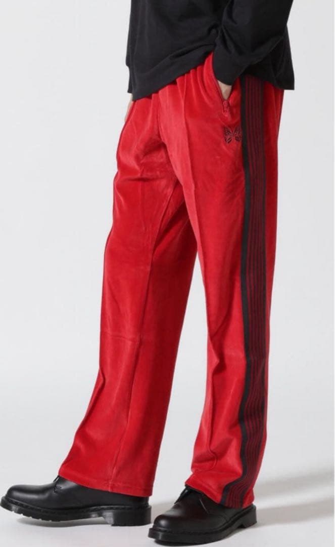 NEEDLES/ニードルズNARROW TRACK PANTベロアトラックパンツ