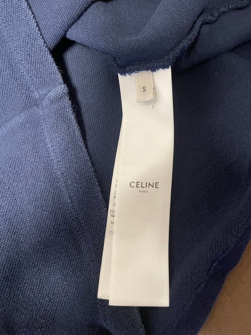 セリーヌ　CELINE トリオンフ　ポロシャツ　半袖　サイズS 鹿の子