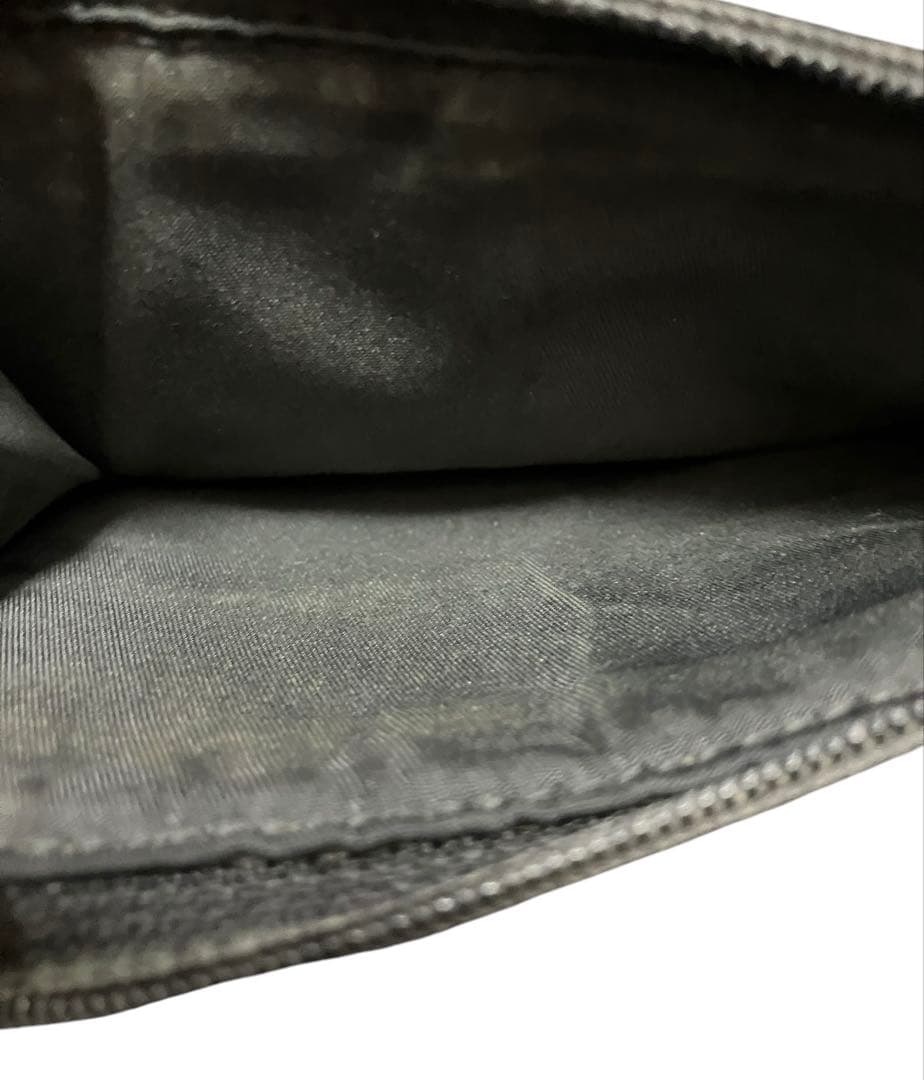 Christian Dior ディオール オブリーク 3つ折り財布 トロッター黒