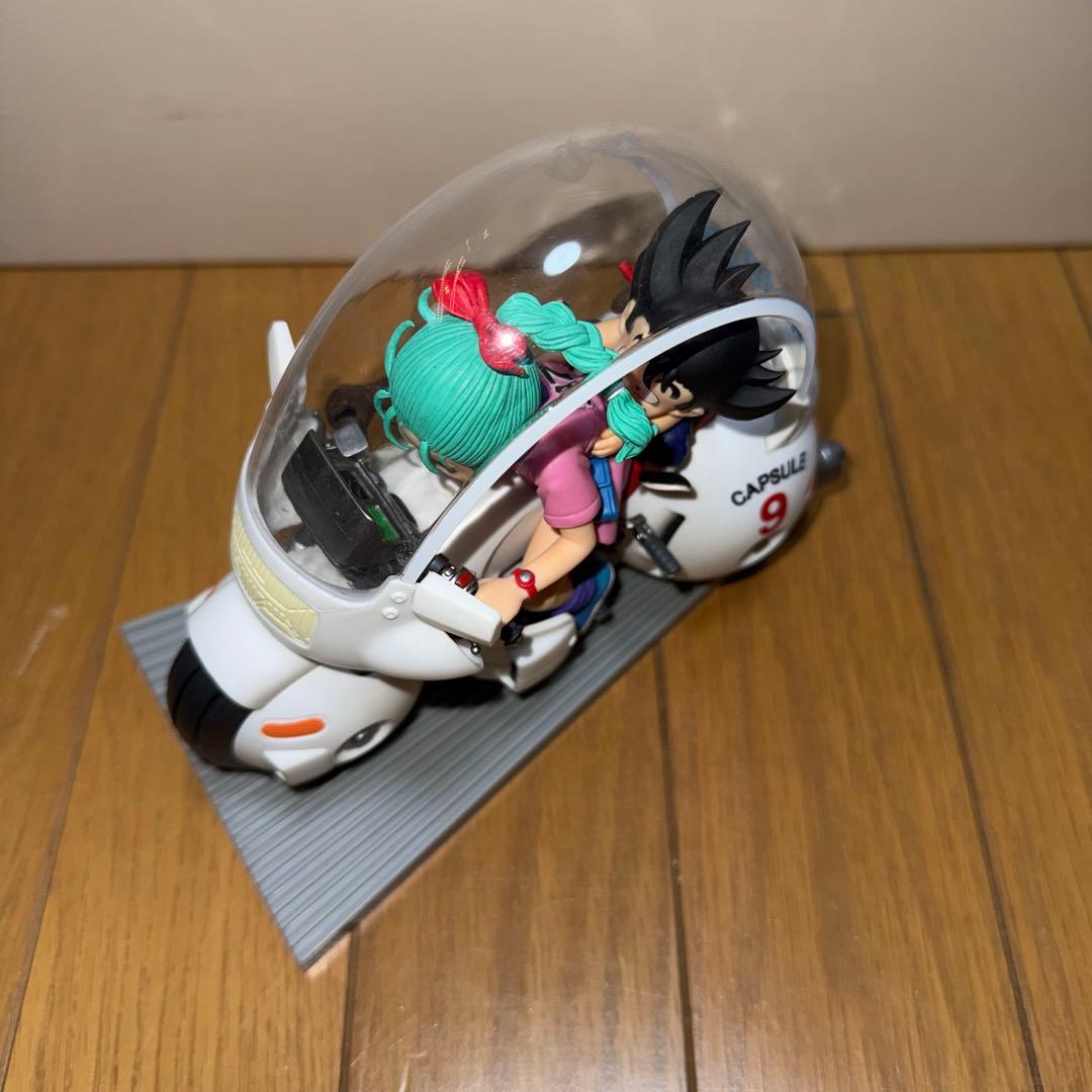 ドラゴンボール 一番くじ A賞 孫悟空＆ブルマ バイクフィギュア＆カードセット