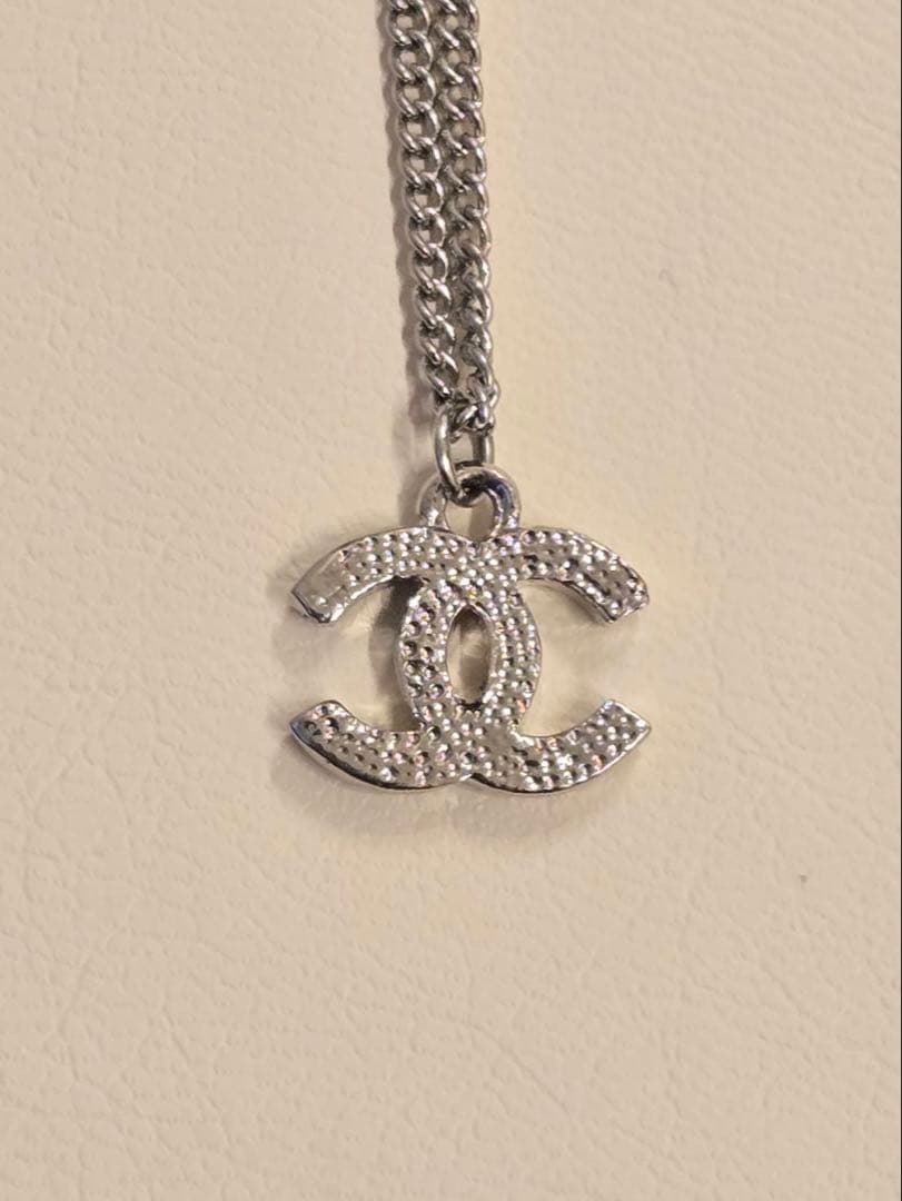 美品 CHANEL ネックレス ココマーク ラインストーン