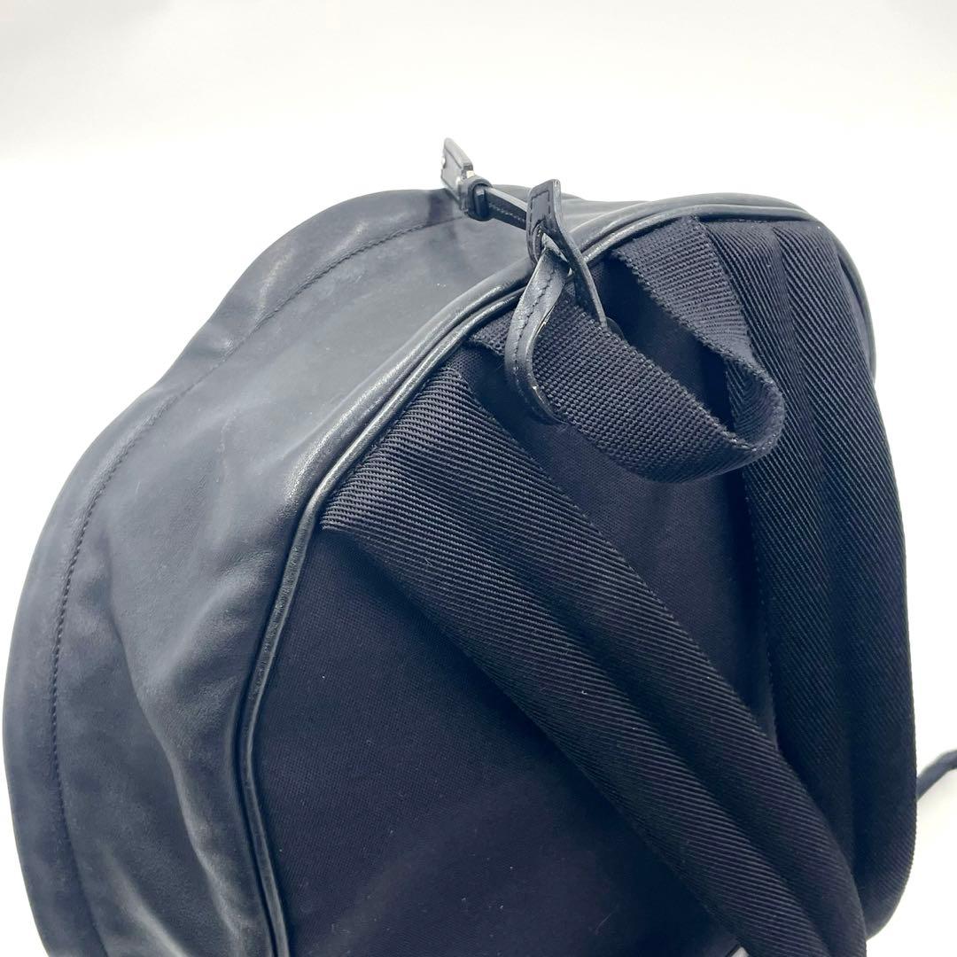 【極美品】SAINT LAURENTシティ バッグパック ブラック 本革 メンズ