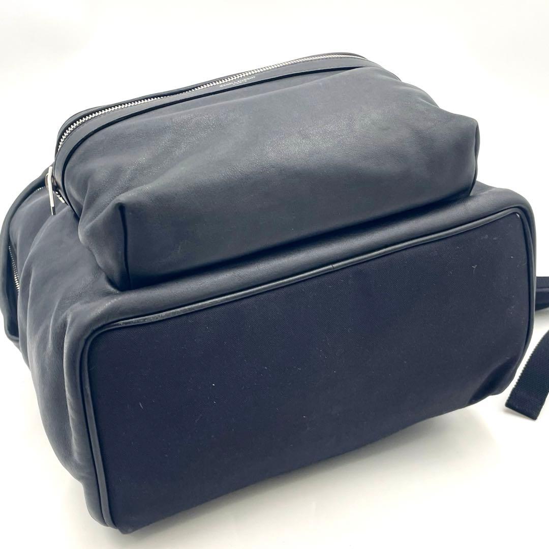 【極美品】SAINT LAURENTシティ バッグパック ブラック 本革 メンズ