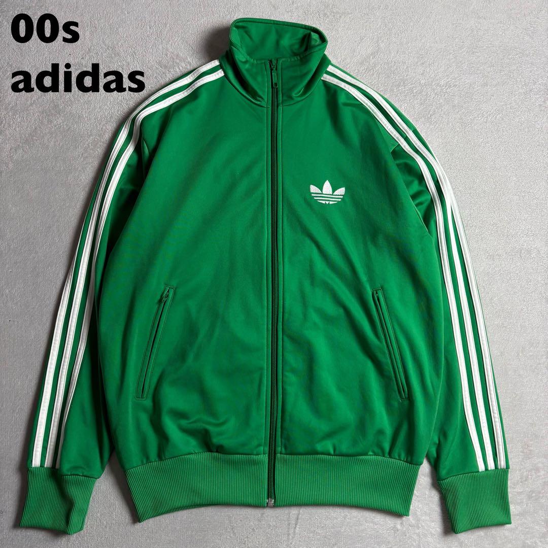 00s adidas ファイヤーバードトラックジャケット　トレフォイルロゴ刺繍