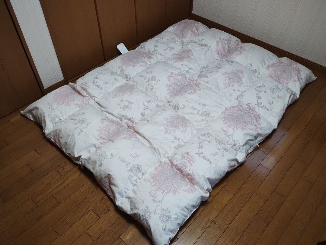 京都西川　羽毛掛け布団　ロシアホワイトグースダウン　シングル