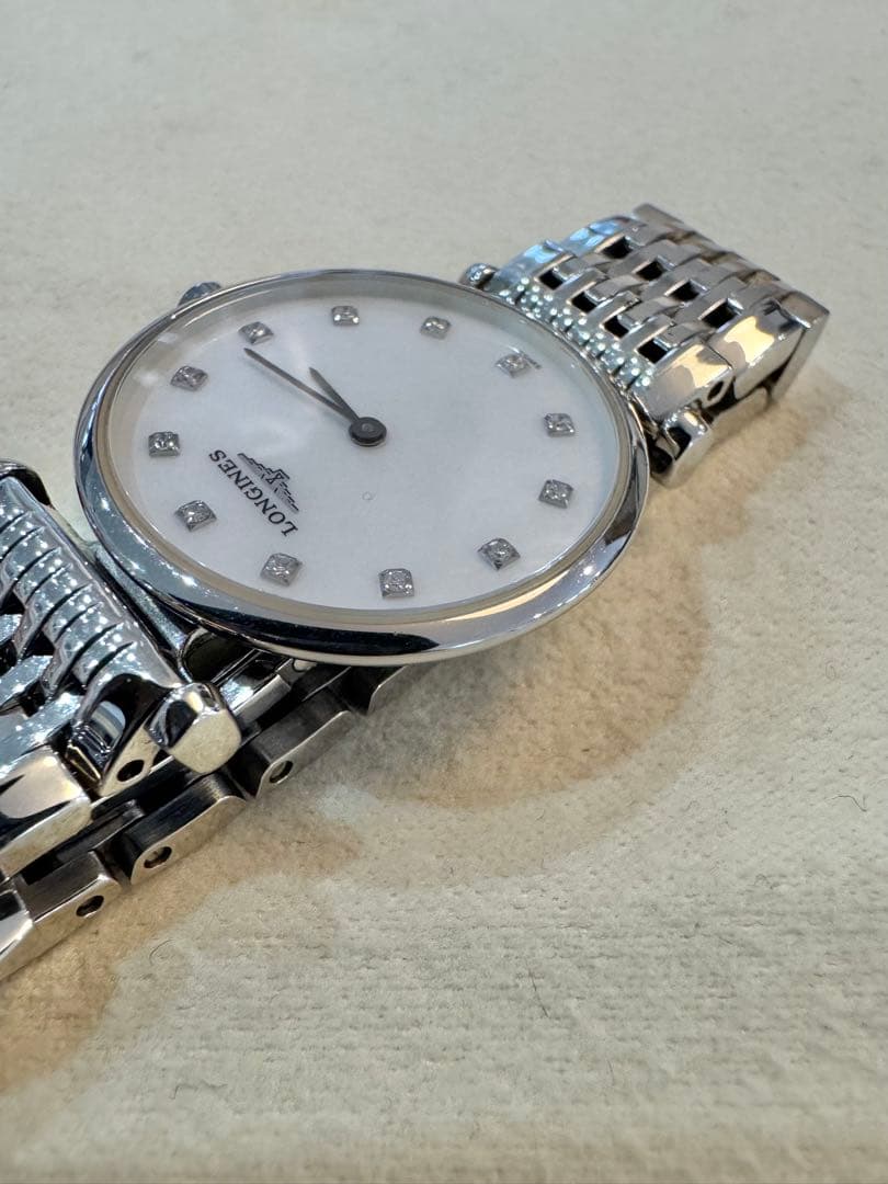 美品　LONGINE 腕時計 グランドクラシック ダイヤ シェル文字盤　稼働