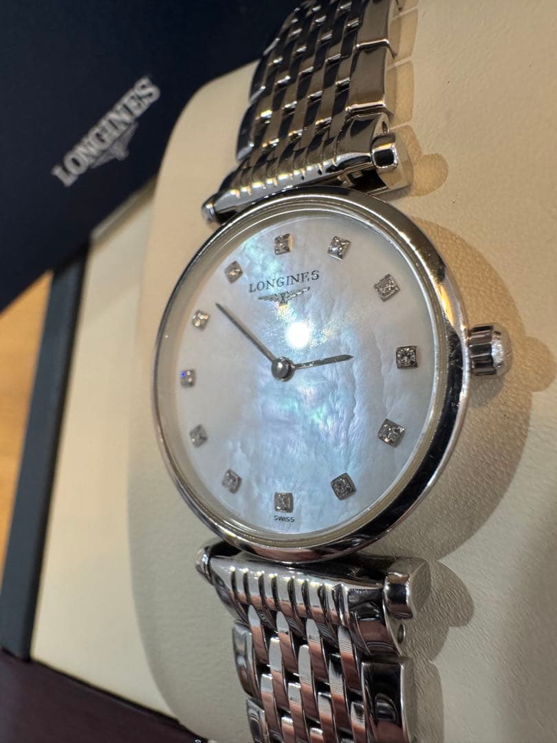 美品　LONGINE 腕時計 グランドクラシック ダイヤ シェル文字盤　稼働
