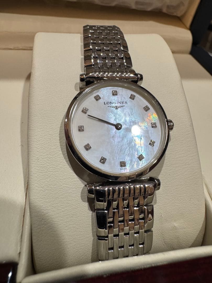 美品　LONGINE 腕時計 グランドクラシック ダイヤ シェル文字盤　稼働
