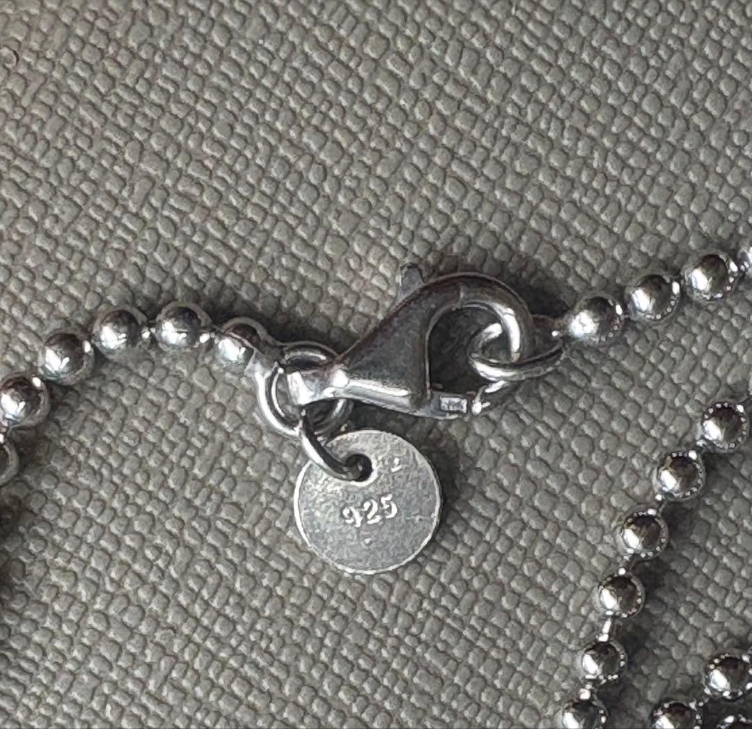 Tiffany & Co. 925シルバー ボールチェーンネックレス