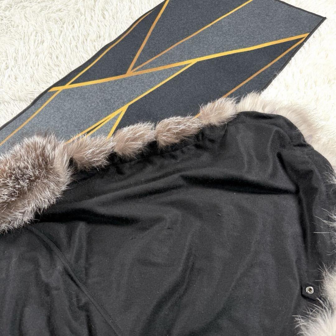 現行タグ SAGA FURS ブルーフロストフォックス カシミヤ AA062