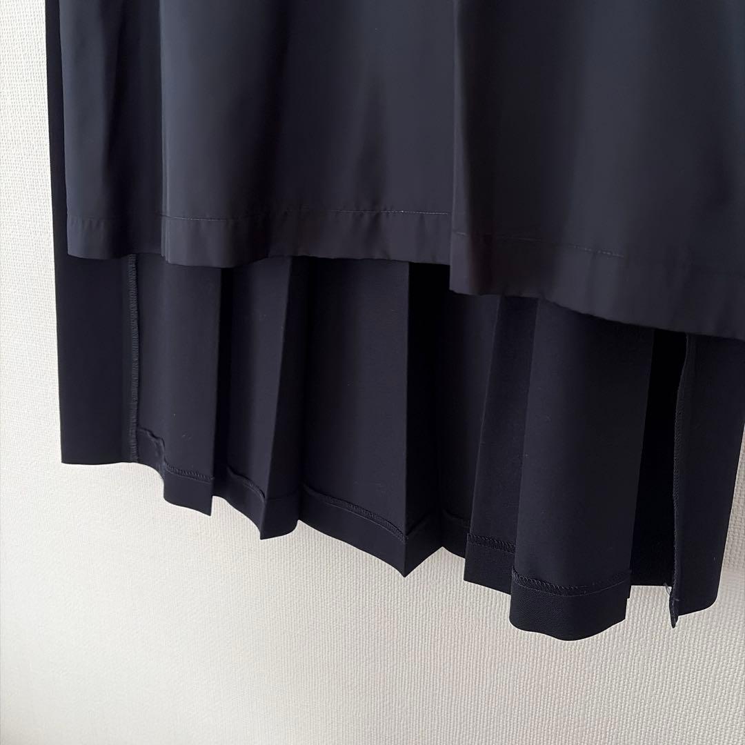 新品　トリコ コムデギャルソン　プリーツドッキングスカート