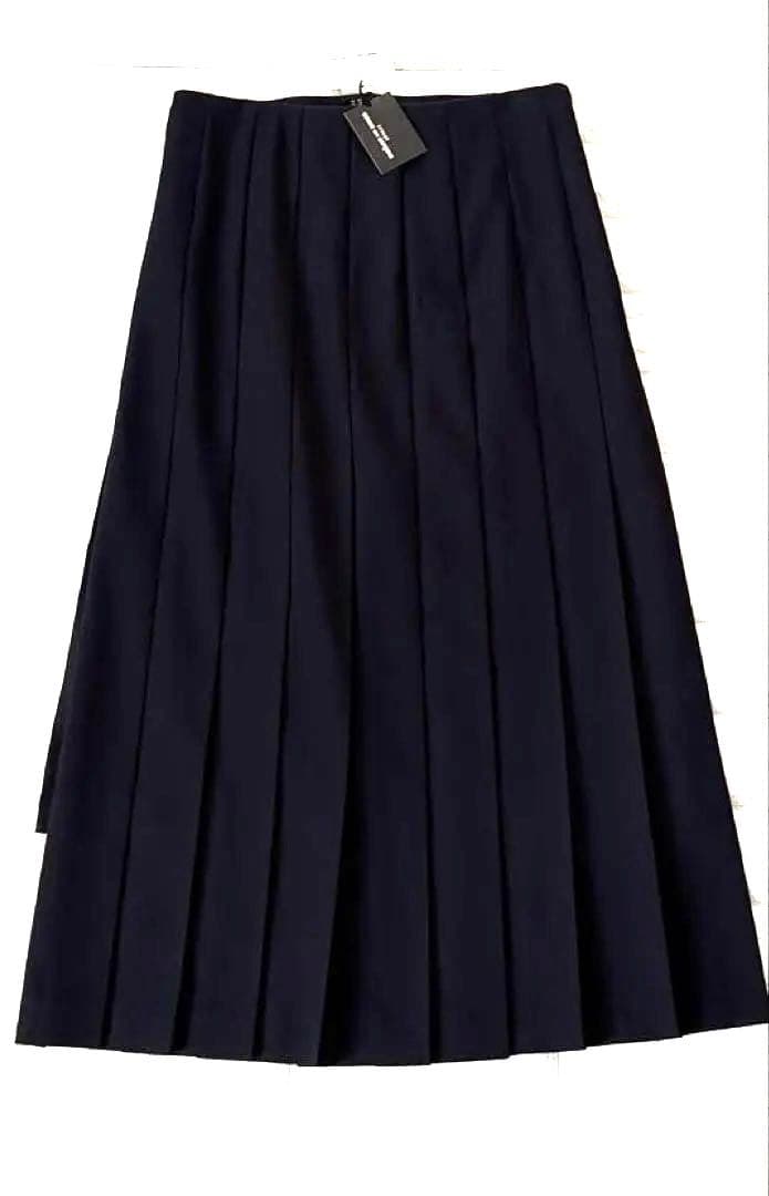 新品　トリコ コムデギャルソン　プリーツドッキングスカート