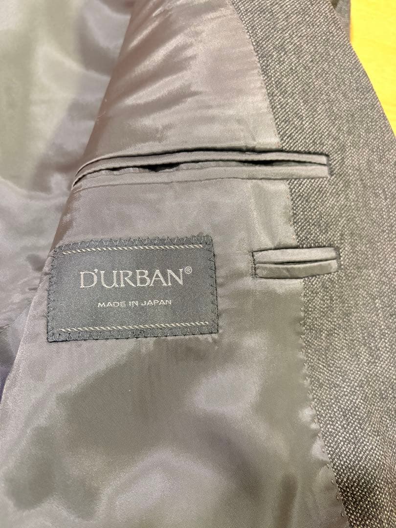 未使用　ダーバン　ウールツイード　セットアップ　日本製　スーツ　A5 ブラウン