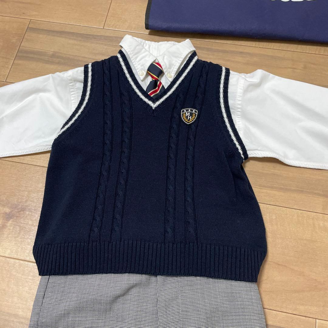 【美品】miki house フォーマルスーツ 120